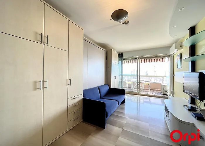 アパート Spacieux, Climatise Avec Vue Mer, Piscine, Wifi Et Parking Prive A - Fr-1-647-29 マントン